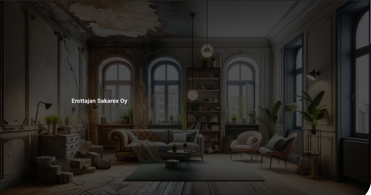 ErottajanSakarex.fi sivuston screenshot
