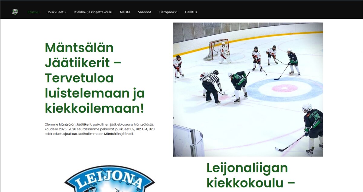 Jaatiikerit.fi sivuston screenshot