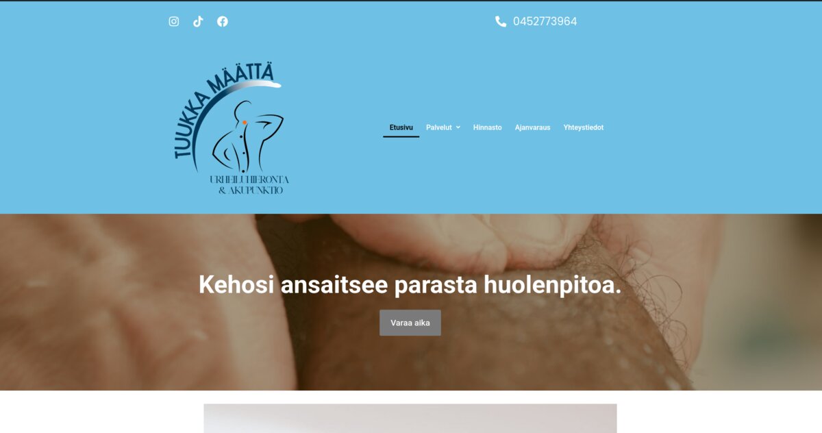TuukkaMaatta.fi sivuston screenshot