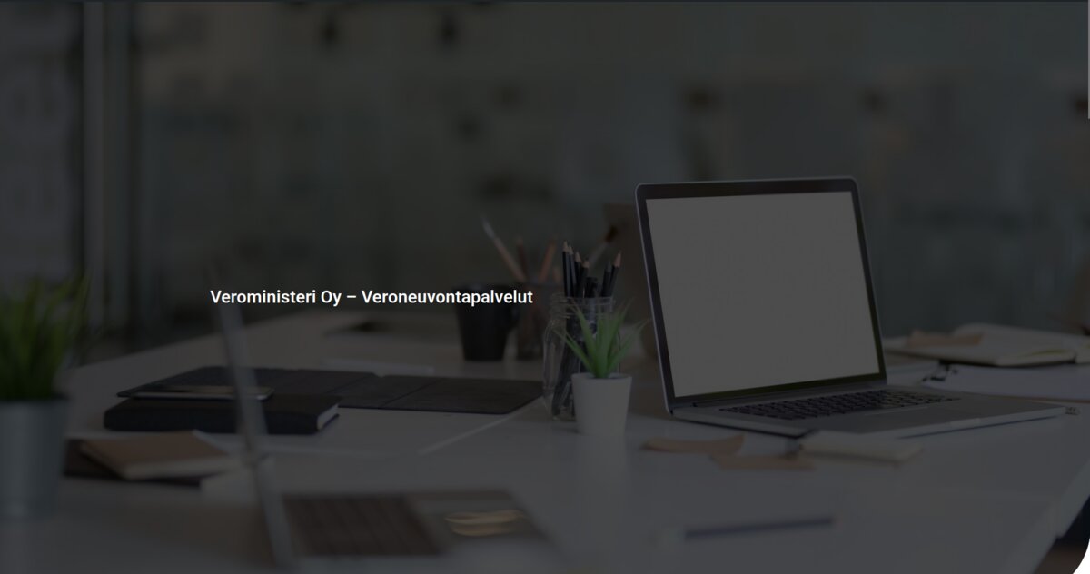 Veroministeri.fi sivuston screenshot